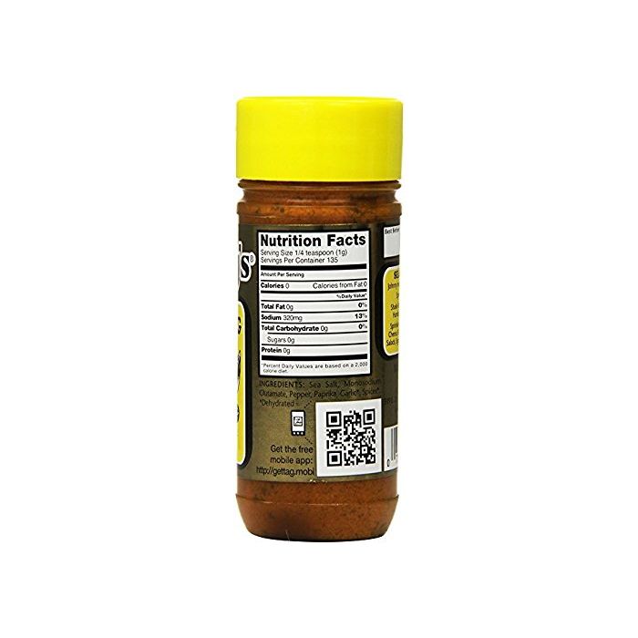 JOHNNYS FINE FOODS: Ssnng Salt, 4.75 oz