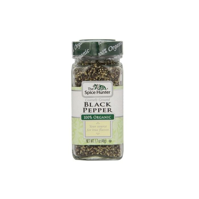 SPICE HUNTER: Organic Ground Pepper, 1.7 oz