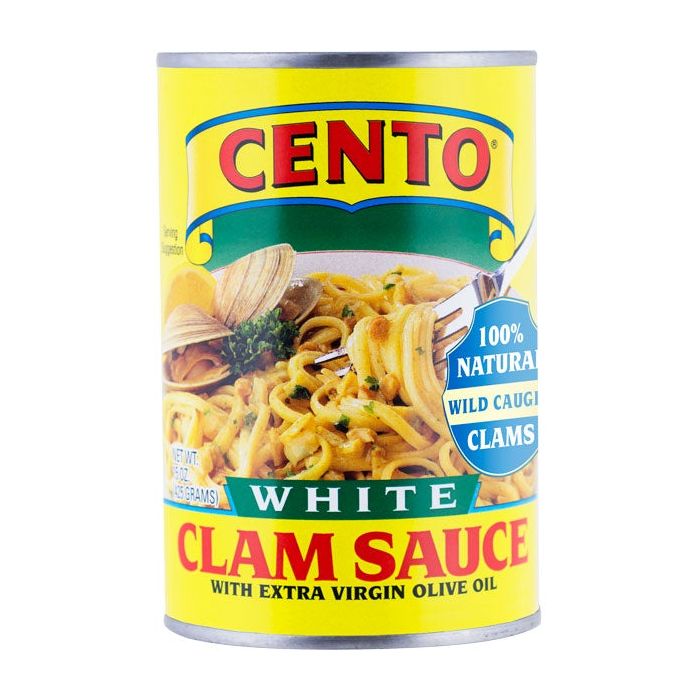 CENTO: Sauce Clam White, 15 oz