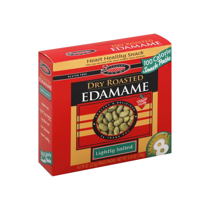 SEA POINT FARMS: Edamame Dry Roasted 100 Calorie Lightly Salted, 6.35 oz