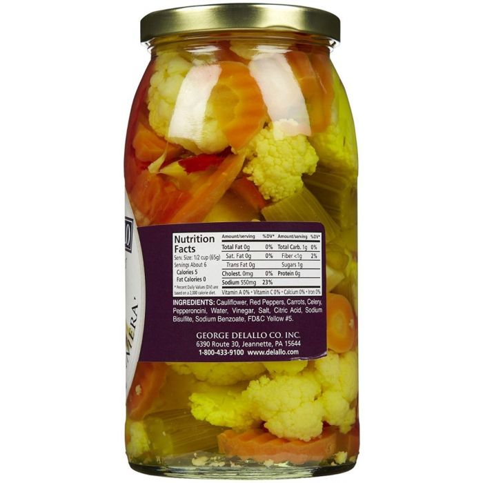 DELALLO: Mild Giardiniera, 25.5 oz