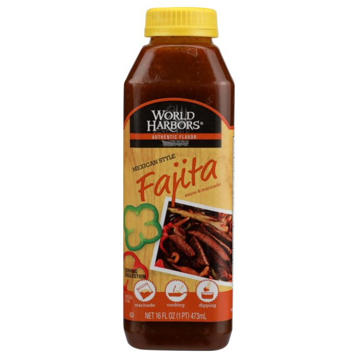 WORLD HARBORS: Sauce Fajita Mexican Style, 16 oz