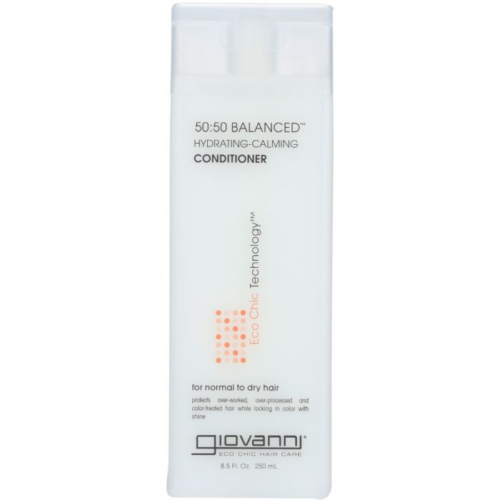 GIOVANNI COSMETICS: 50:50 Balanced Hydrating Calming Conditioner Normal To Dry Hair, 8.5 oz