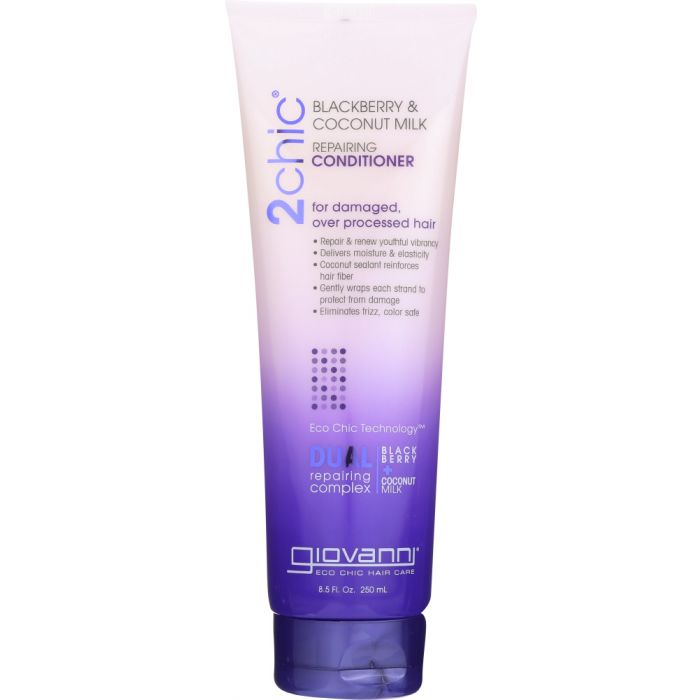 GIOVANNI: Cosmetics Ultra-Repair Conditioner Blackberry & Coconut Milk, 8.5 Oz