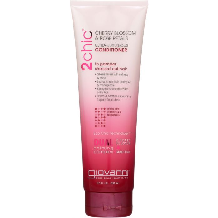 GIOVANNI COSMETICS: 2chic Ultra-Luxurious Conditioner Cherry Blossom & Rose Petals, 8.5 oz