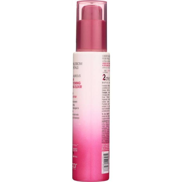 GIOVANNI COSMETICS: 2chic Ultra-Luxurious Leave-In Conditioning & Styling Elixir Cherry Blossom, 4 oz