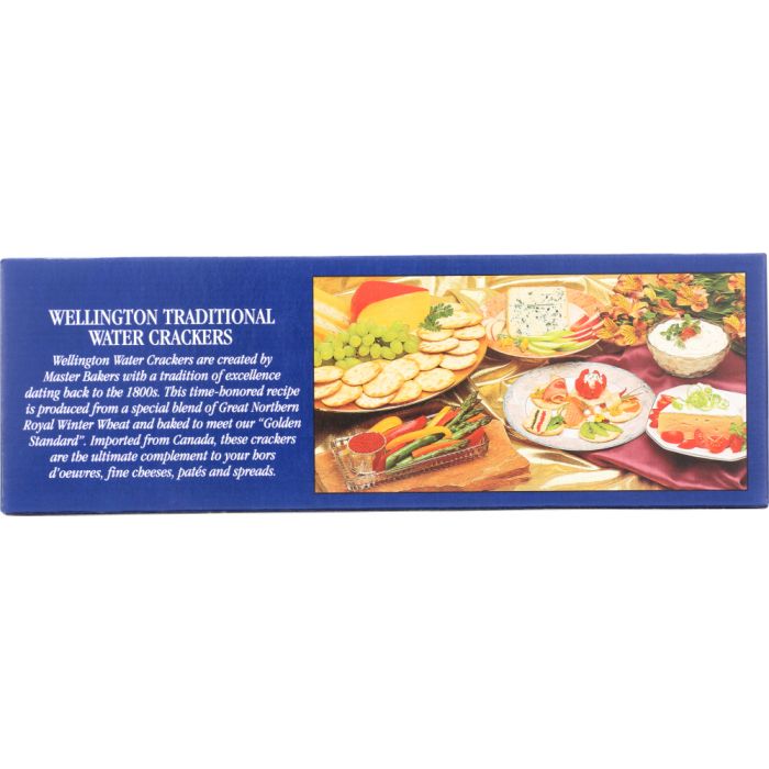 WELLINGTON: Traditional Water Crackers No Trans Fat, 4.4 oz