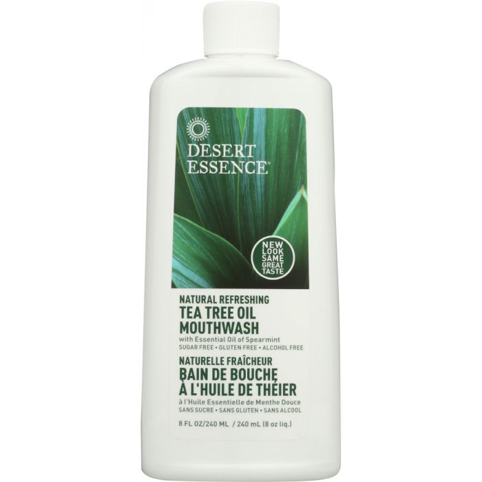 DESERT ESSENCE: Tea Tree Oil Mouthwash, 8 oz