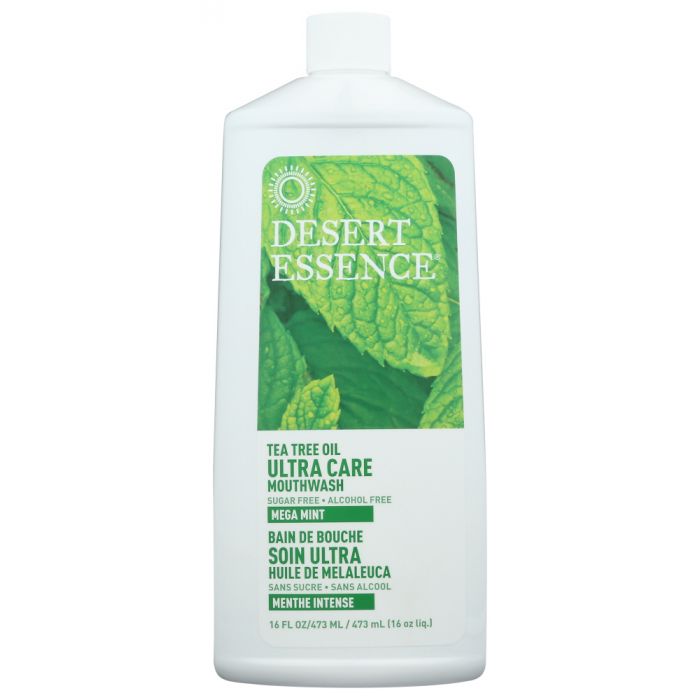 DESERT ESSENCE: Ultra Care Mouthwash Mega Mint, 16 oz