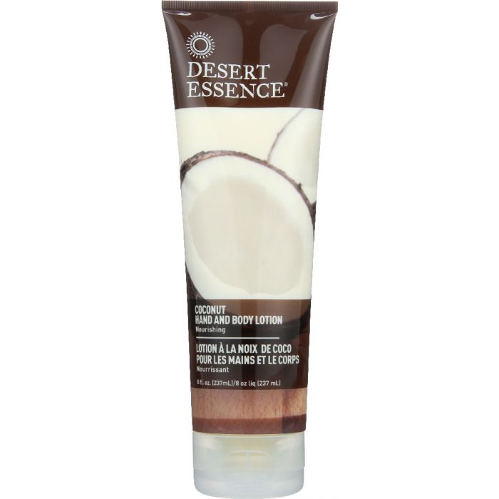 DESERT ESSENCE: Organics Hand and Body Lotion Coconut, 8 oz