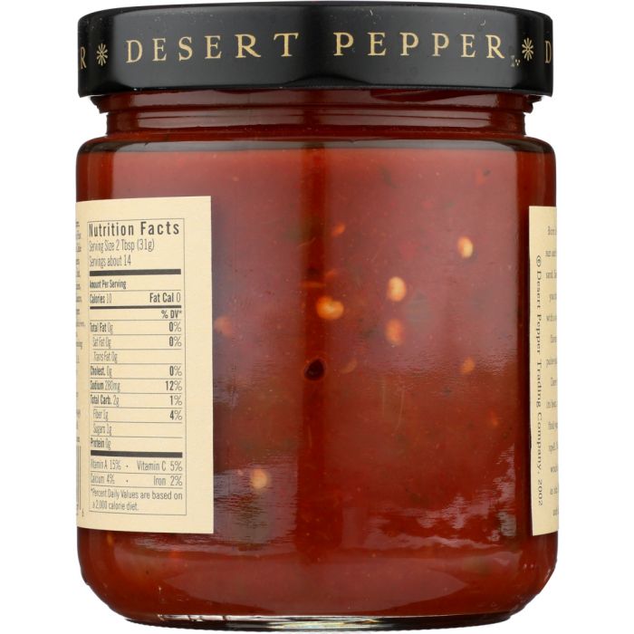 DESERT PEPPER: Diablo Hot Salsa, 16 oz