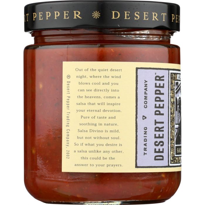 DESERT PEPPER: Divino Mild Salsa, 16 oz