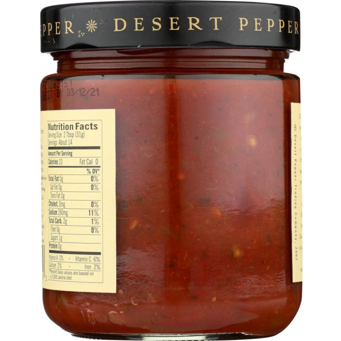 DESERT PEPPER: Divino Mild Salsa, 16 oz