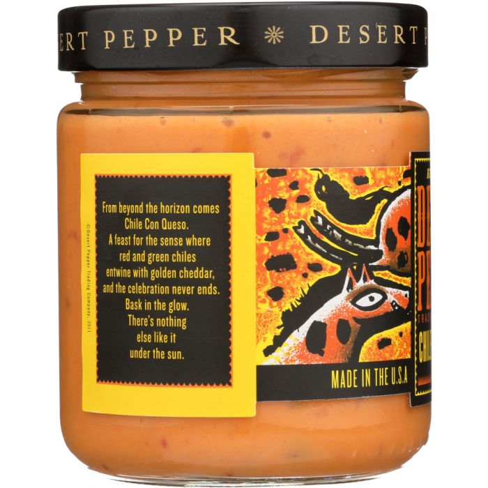 DESERT PEPPER: Chile Con Queso Medium, 16 oz