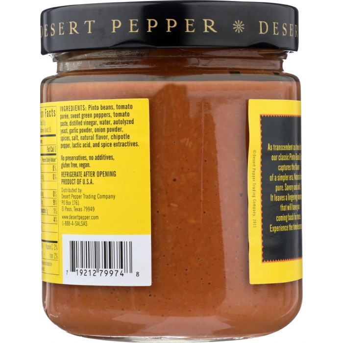 DESERT PEPPER: Pinto Bean Dip, 16 oz