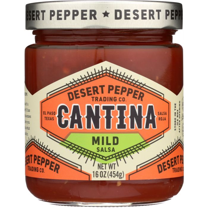 DESERT PEPPER: Salsa Cantina Mild Red, 16 oz