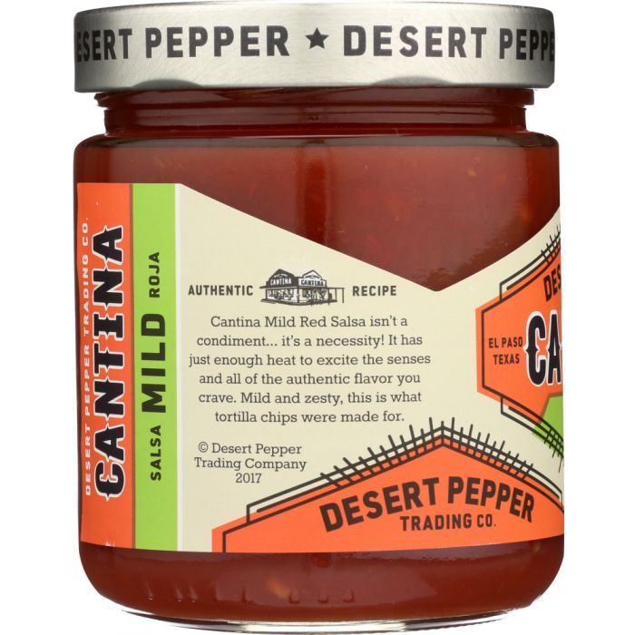 DESERT PEPPER: Salsa Cantina Mild Red, 16 oz