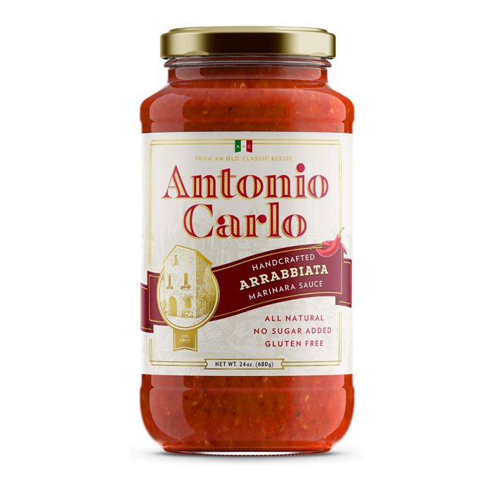 ANTONIO CARLO GOURMET SAUCE: Sauce Arrabbiata, 24 oz