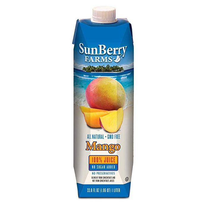 SUNBERRY FARMS: 100% Mango juice, 33.81 oz