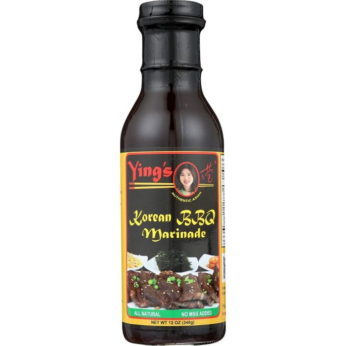 YINGS: Sauce Mrnad Bbq Korean, 12 oz