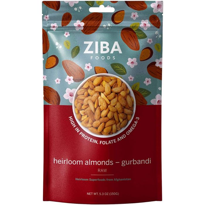 ZIBA FOODS: Almond Raw Gurbandi, 5.3 oz