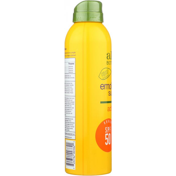 ALBA BOTANICA: Kids Spray Sunscreen Spf 50, 6 oz