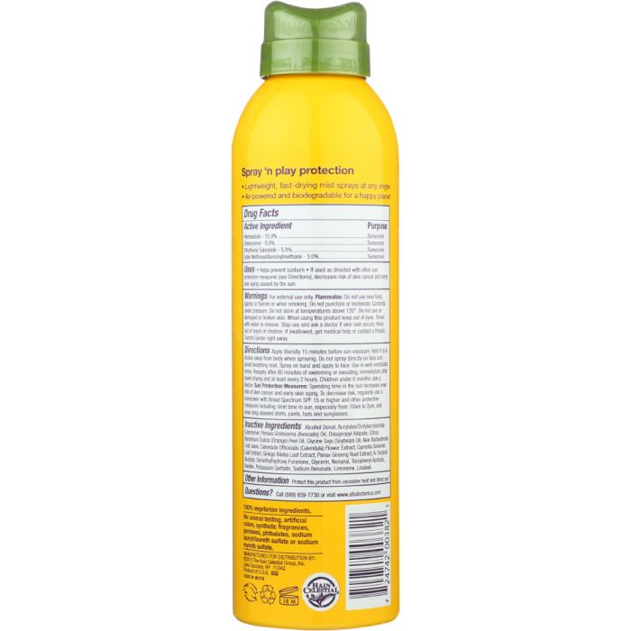 ALBA BOTANICA: Kids Spray Sunscreen Spf 50, 6 oz