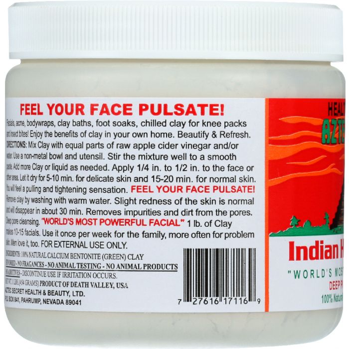 AZTEC SECRET: Indian Healing Clay, 1 Lb