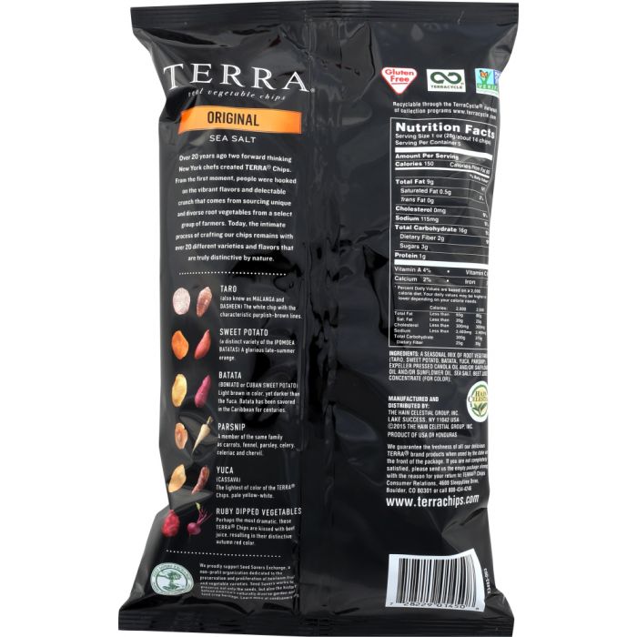 TERRA CHIPS: Chip Exotic Veggie Original, 5 oz