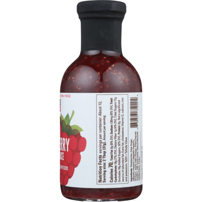 BRONCO BOBS: Sauce Chipotle Raspberry Roasted, 15.75 oz