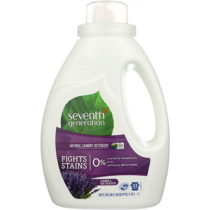 SEVENTH GENERATION: Liquid Concentrated Blue Eucalyptus & Lavender, 50 oz