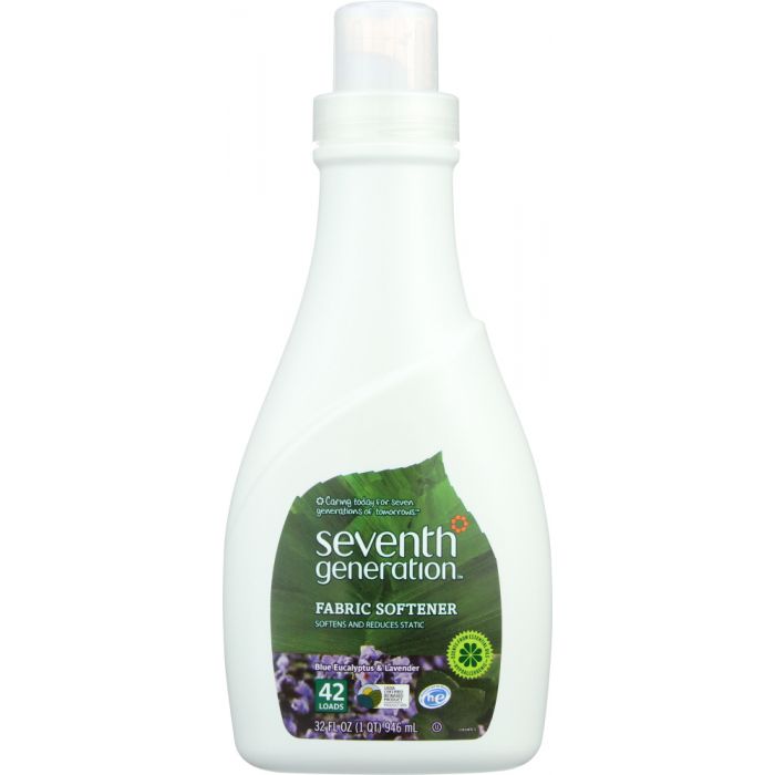 SEVENTH GENERATION: Natural Fabric Softener Blue Eucalyptus & Lavender, 32 Oz