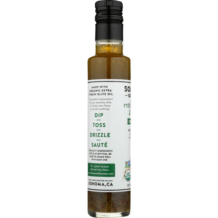 SONOMA GOURMET: Oil Olive Extravirgin Garlic Herb, 8.5 oz