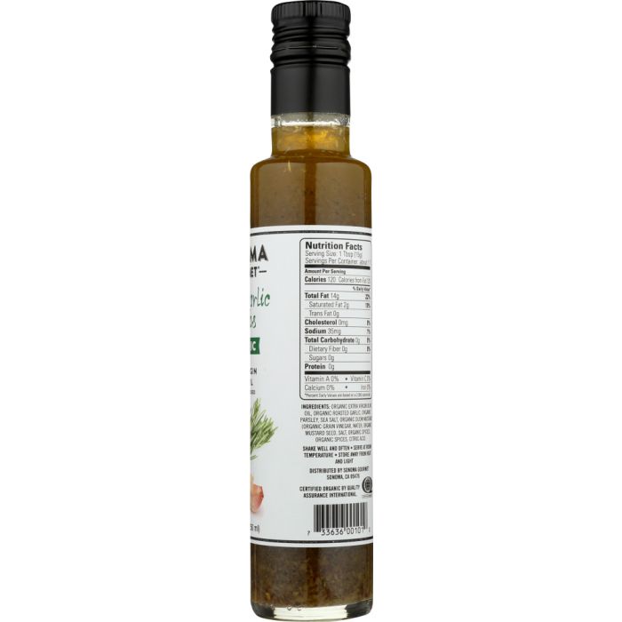 SONOMA GOURMET: Oil Olive Extravirgin Garlic Herb, 8.5 oz