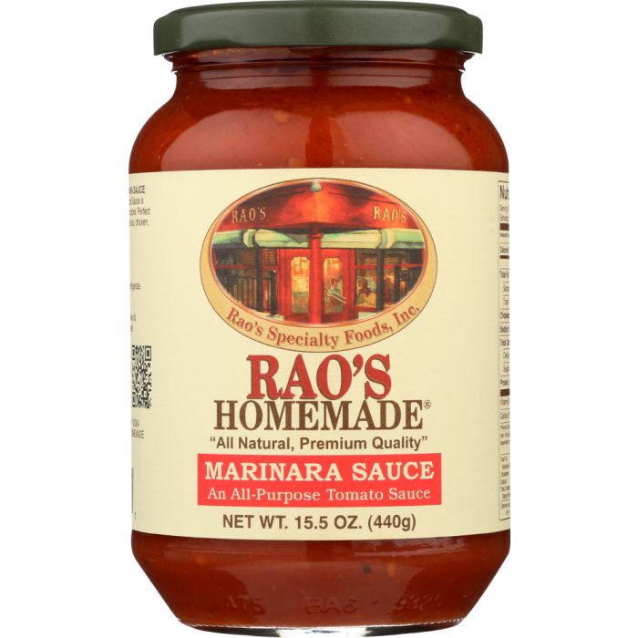 RAO'S HOMEMADE: Pasta Sauce Marinara, 15.5 oz