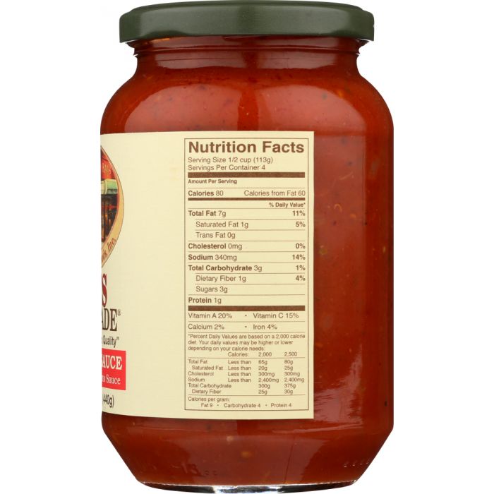 RAO'S HOMEMADE: Pasta Sauce Marinara, 15.5 oz