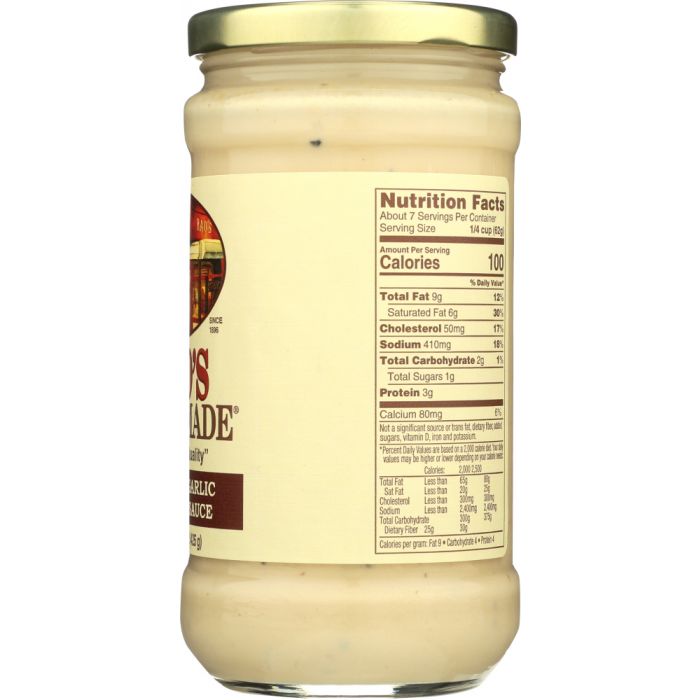 RAOS: Roasted Garlic Alfredo Sauce, 15 oz