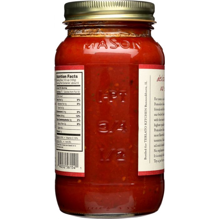 TERLATO KITCHEN: Sauce Pomodoro Small Batch, 24 oz