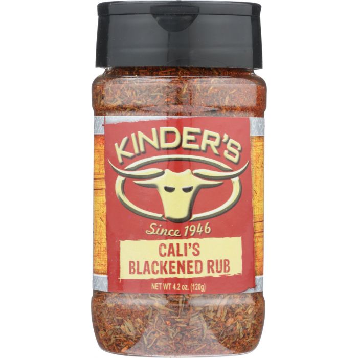 KINDERS: Calis Blackened Rub, 4.2 oz