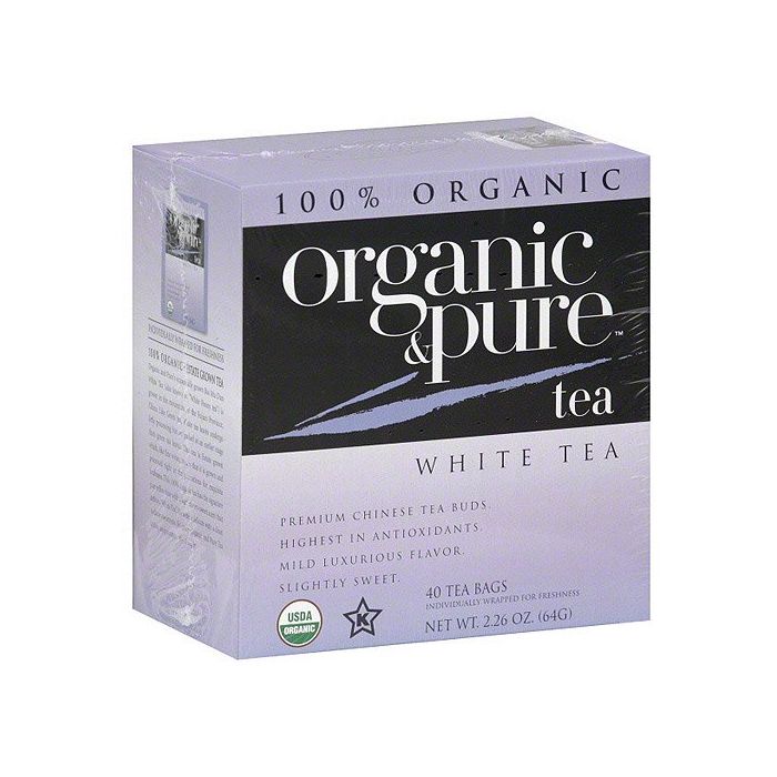 ORGANIC & PURE: Tea White Org, 40 bg