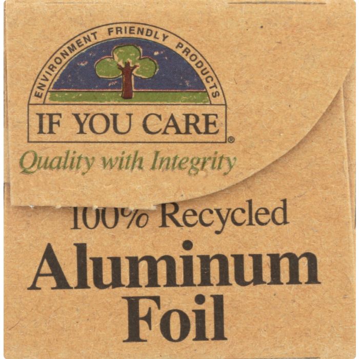 IF YOU CARE: 100% Recycled Aluminum Foil 50 sq ft, 1 ea