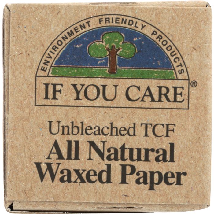 IF YOU CARE: All Natural Waxed Paper 75 sq ft, 1 Ea