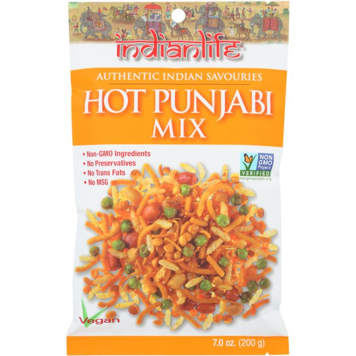 INDIANLIFE: Mix Snack Punjabi Hot, 7 oz