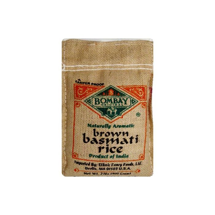 BOMBAY: Rice Basmati Brown, 2 lb