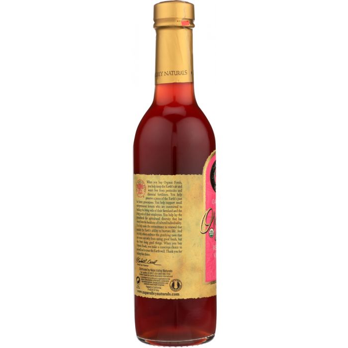 NAPA VALLEY NATURALS: Organic Red Wine Vinegar, 12.7 oz