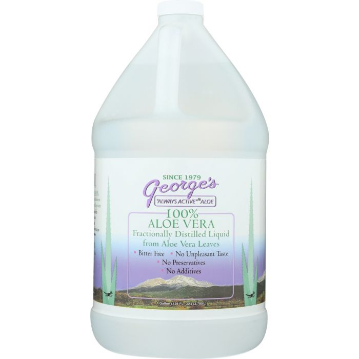 GEORGE'S: Aloe Vera Liquid, 128 oz