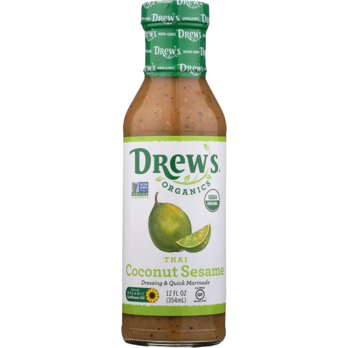 DREWS: Thai Coconut Sesame Organic Dressing, 12 oz