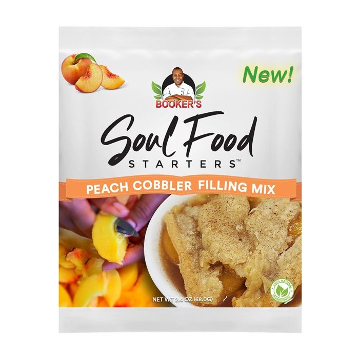 BOOKERS SOUL FOOD STARTERS: Peach Cobbler Fill Mixer, 2.4	oz