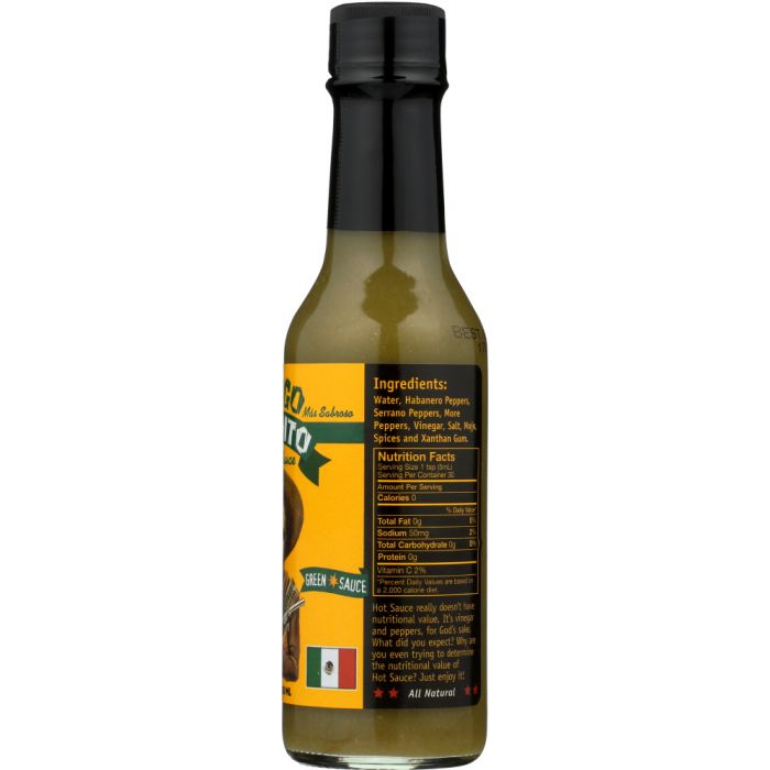 GRINGO BANDITO: Green Hot Sauce, 5 fl oz