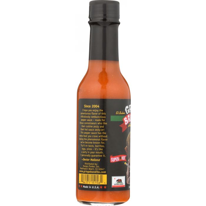 GRINGO BANDITO: Super Hot Sauce, 5 fl oz